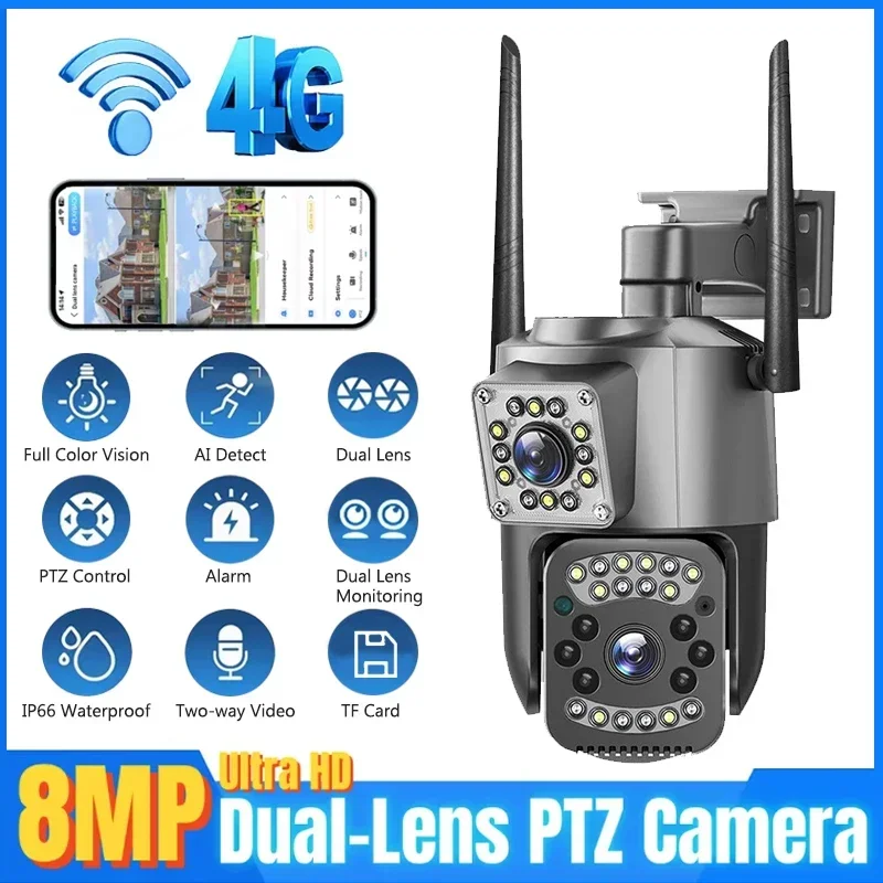 Smart Home Camera Ezviz - Telecamera IP WIFI da 8MP 4K