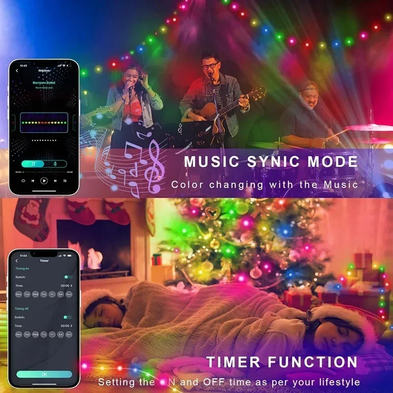 RGBIC LED String Lights Smart  - Smart Home Yellow recensione e prezzo