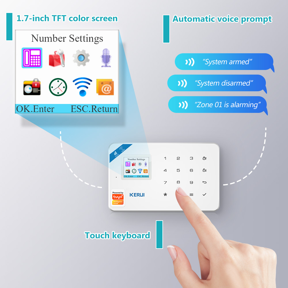 KERUI W181 Sistema di Allarme  - Smart Home Video recensione e prezzo